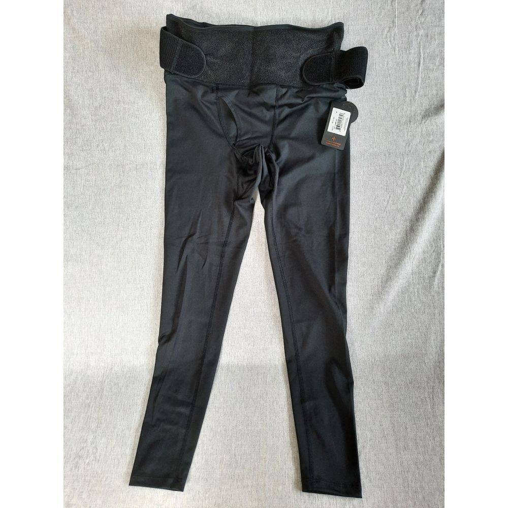Tommie Copper Men's Medium Black Active Stretch Adjustable Waistband Ankle Pants